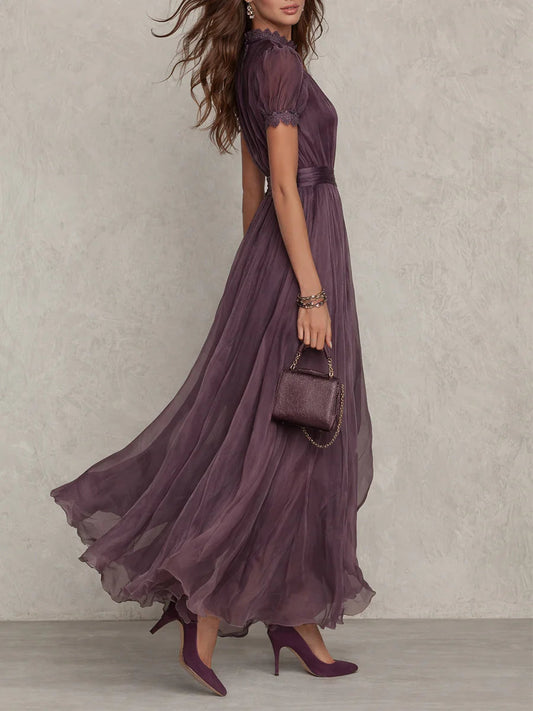 Ashley - Elegante luchtige maxi jurk