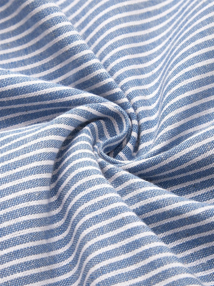 Jarna - Elegante Midi Gestreepte Jurk