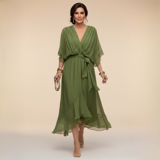 Monica - Elegante Jurk met V-hals