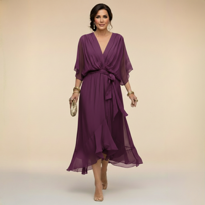 Monica - Elegante Jurk met V-hals