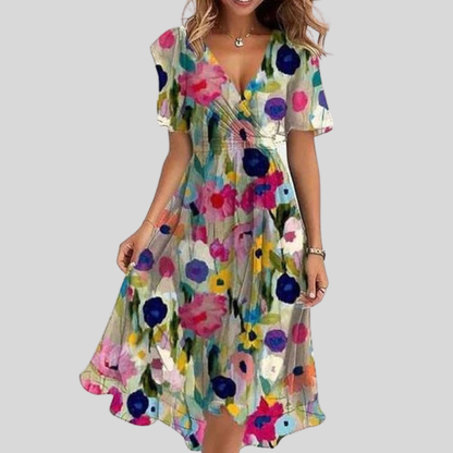 Naomie - Elegante Lichte Zomerjurk