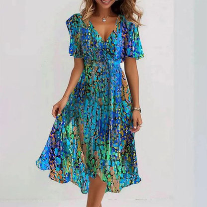 Naomie - Elegante Lichte Zomerjurk