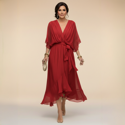 Monica - Elegante Jurk met V-hals