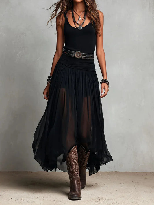 EUPHORIA SET - Elegante Dubbele Laag Jurk