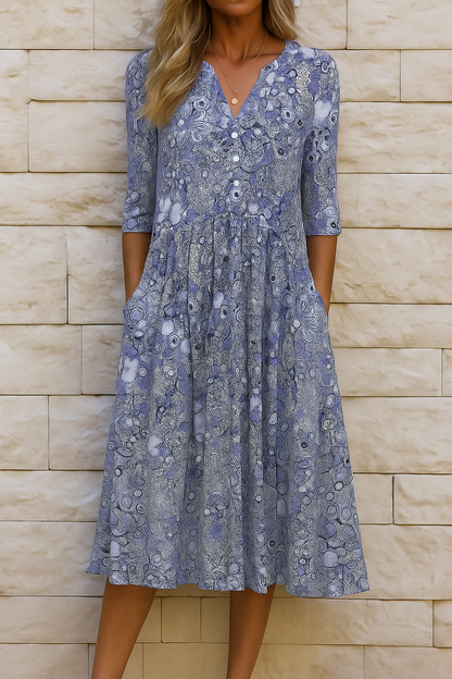 OLIVIA - Elegante Ademend Jurk