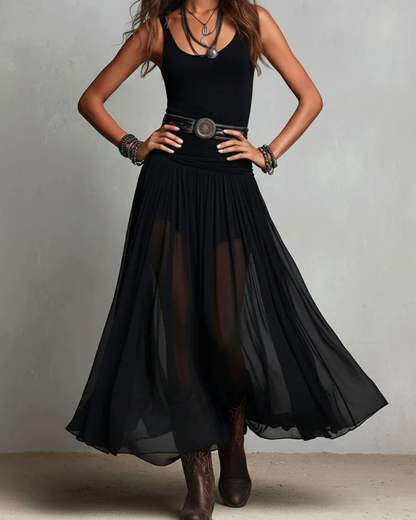 EUPHORIA SET - Elegante Dubbele Laag Jurk