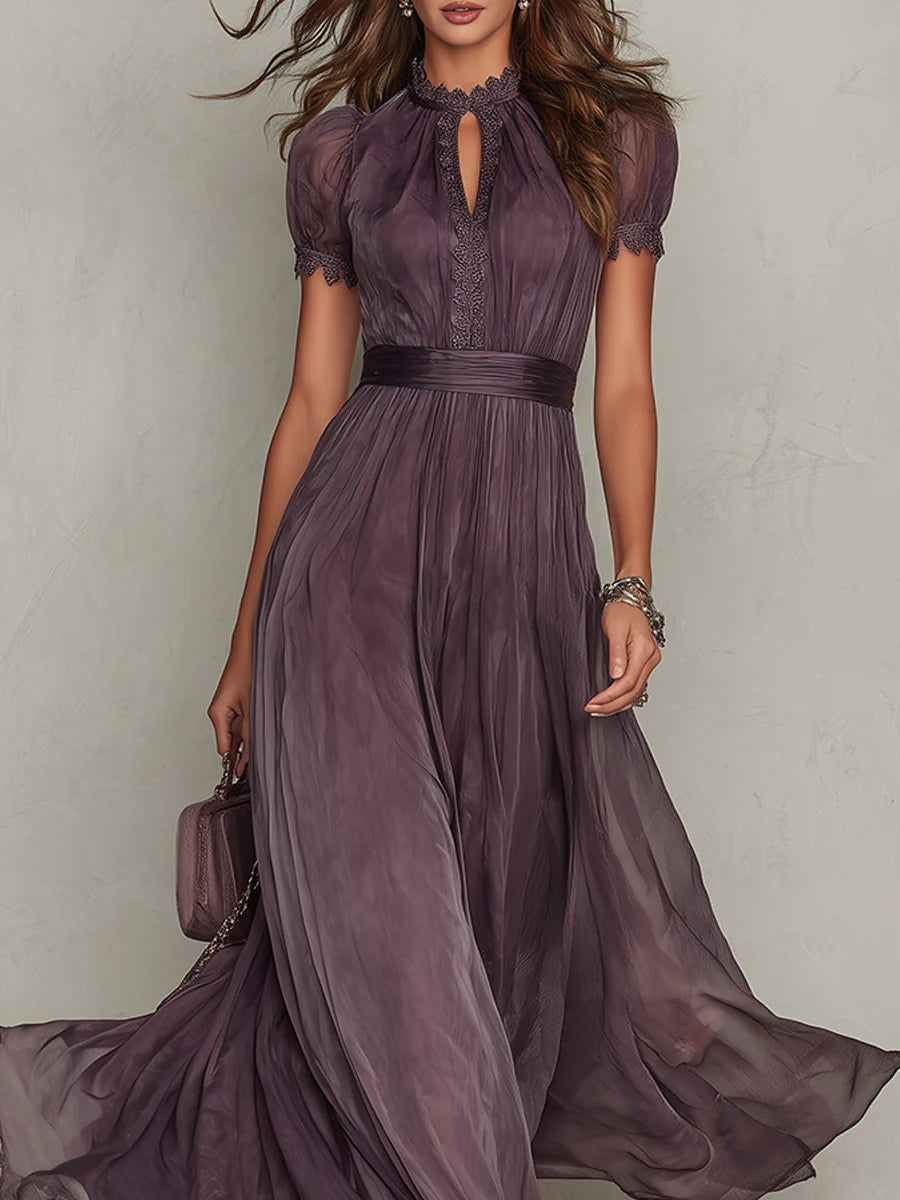 Ashley - Elegante luchtige maxi jurk