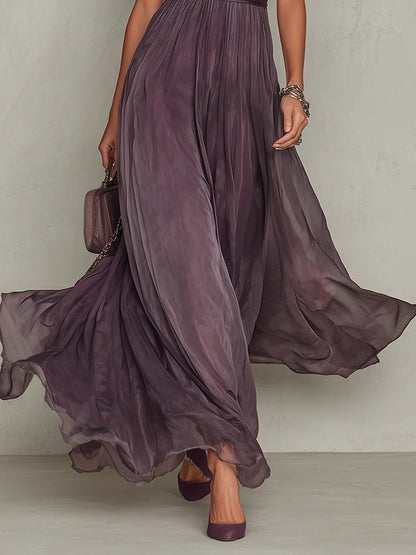 Ashley - Elegante luchtige maxi jurk