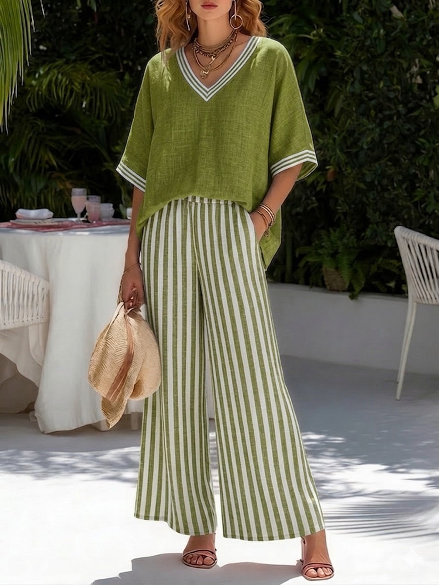 Amélia - Elegante Casual Tweedelig Set