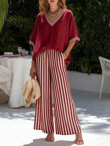 Amélia - Elegante Casual Tweedelig Set
