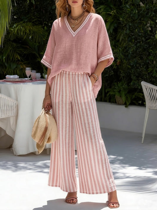 Amélia - Elegante Casual Tweedelig Set