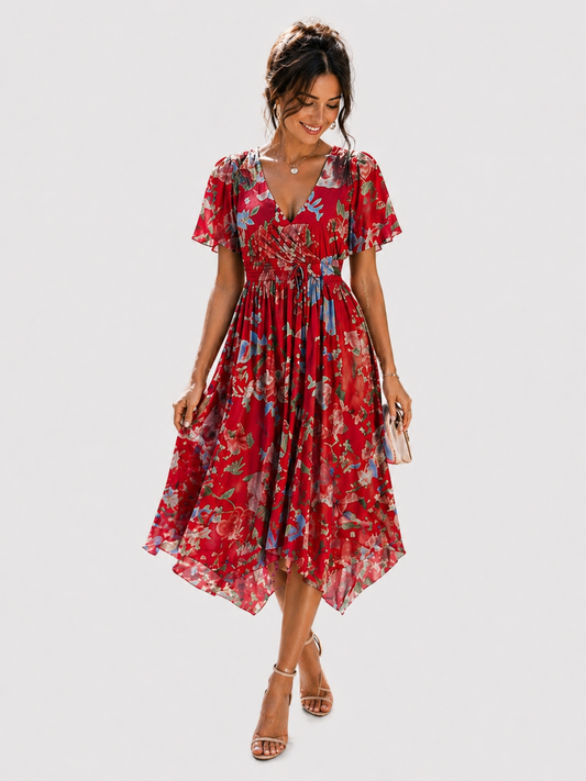 Naomie - Elegante Lichte Zomerjurk